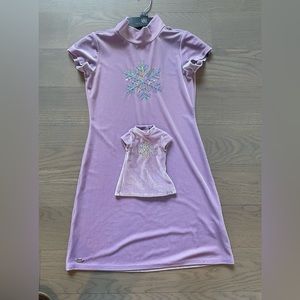 American girl holiday set ( size 12 girl)